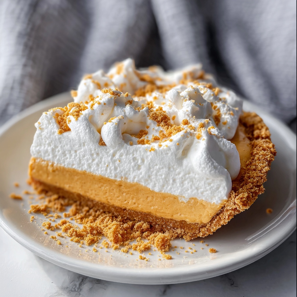 No Bake Pumpkin Fluff Pie Recipe - Recipe Image